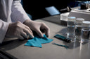 Composants textiles soumis à une analyse chimique
