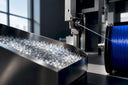 Pellets reciclados y filamento textil continuo