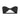 Black strapless bandeau bikini top with front knot and cut-out detail on white background