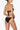 Back view of the Room 24 Maria bikini top showing its adjustable neck and back ties.