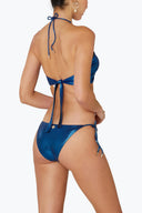 Back view of the Room 24 Maria bikini top showing its adjustable neck and back ties.