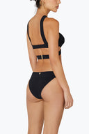 Back view of the Room 24 Margot bikini top showing its halterneck and adjustable wraparound construction.