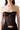 Front view of the Room 24 Selma corset with sheer tulle, underwired cups, lace appliqué and centre-front lacing.