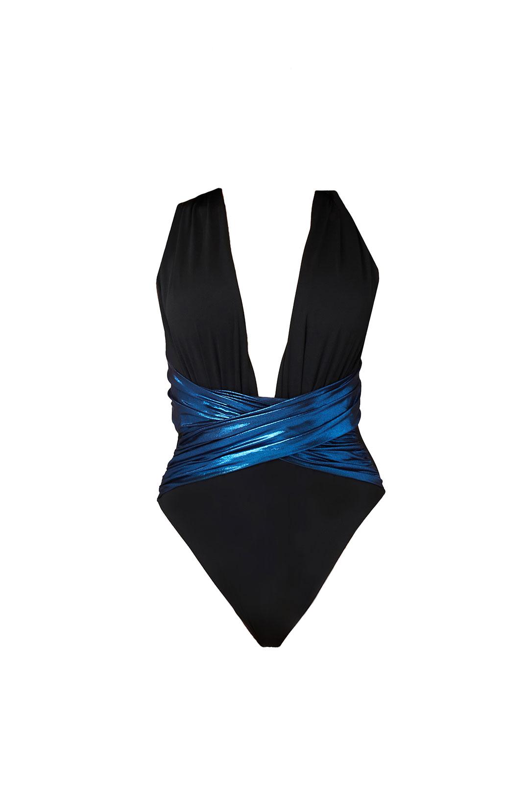 Rachel One Piece Black/Blue