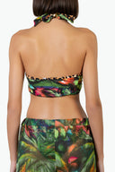 Back view of the Room 24 Vicky bikini top showing its halterneck construction and supportive fit.