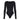 Side view of the Room 24 Jess black bodysuit showing its fitted sleeves, low back and body-contouring shape.