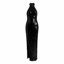 Larissa maxi halter neck long sequin dress 