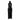 Front view of the Room 24 Iris black sequin lace maxi dress with a crossover halterneck, waist cut-out and thigh slit.