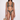 Front view of the Room 24 Brina bikini top with a plunging neckline, wide straps and centre ring detail.