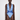 Front view of the Room 24 Rachel one-piece swimsuit with a deep plunge neckline, gathered panels and crossover waist.