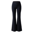 Close-up of the Room 24 Gia trousers highlighting the V-shaped waistband and smooth stretch construction.