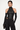 Front view of the Room 24 Giana Bodysuit featuring a high halterneck, sleeveless design, tonal animal pattern and high-cut leg.