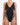 Close-up of the Room 24 Tammy swimsuit showing its plunging neckline, double shoulder straps and illusion-mesh underbust detailing.
