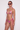 Front view of the Room 24 Liv triangle bikini top with gathered cups and slim halterneck straps.