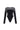 Black long sleeve mesh bodysuit with sheer panels and high-cut leg design