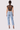 Back view of the Room 24 May Top highlighting its high collar, sheer mesh upper panel and fitted silhouette.