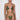 Front view of the Room 24 Neomi reversible bikini top with triangle cups and adjustable halterneck ties.