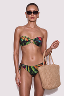 Front view of the Room 24 Stella reversible bikini bottom with knotted side details and high-cut legs.