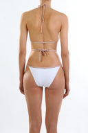 Back view of the Room 24 Mia bikini top showing its halterneck and adjustable tie construction.