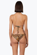 Back view of the Room 24 Neomi reversible bikini top showing its adjustable neck and back ties.