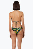 Back view of the Room 24 Neomi reversible bikini top showing its adjustable neck and back ties.
