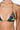 Close-up of the Room 24 Neomi bikini top showing its reversible printed fabric and gathered construction.