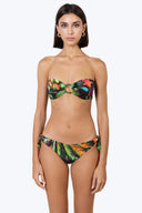 Front view of the Room 24 Stella reversible bikini bottom with knotted side details and high-cut legs.