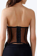 Back view of the Room 24 Selma corset showing its fitted, structured construction and sculpted waist.