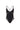 Close-up of the Room 24 Tammy swimsuit showing its plunging neckline, double shoulder straps and illusion-mesh underbust detailing.