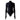 Close-up of the Room 24 Jane black bodysuit showing the raised texture and high turtleneck.